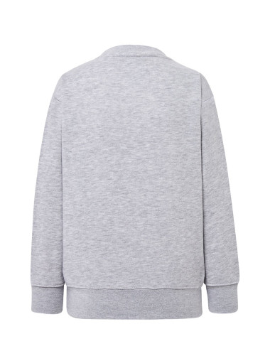 JHK Bluza Dresowa Dziecięce SWRK 290 KID SWEATSHIRT AS - Ash Melange