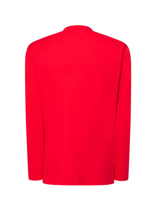 JHK Koszulka męska TSRA 150 LS T-SHIRT WR - Warm Red