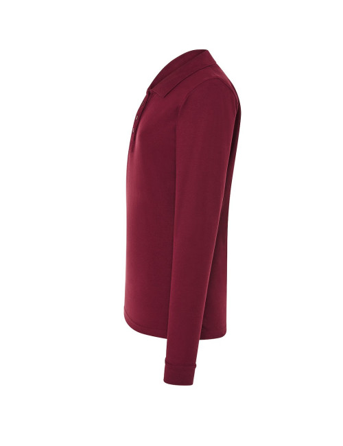 JHK Koszulki poloDamskie POPL 200 LS BU - Burgundy