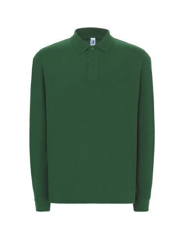JHK Herren-Polohemd POLO PORA 210 LS BG - Flaschengrün