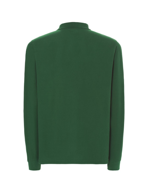 JHK Herren-Polohemd POLO PORA 210 LS BG - Flaschengrün