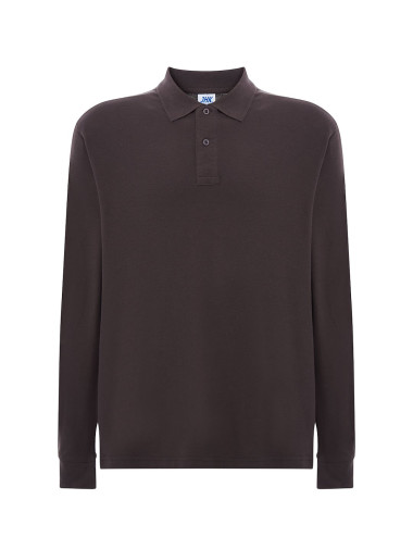 JHK Koszulki polo Męskie POLO PORA 210 LS GF - Graphite