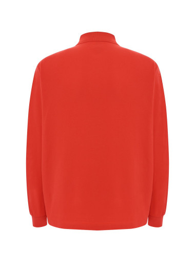 JHK Men`s Polo Shirts POLO PORA 210 LS WR - Warm Red