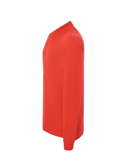 JHK Men`s Polo Shirts POLO PORA 210 LS WR - Warm Red