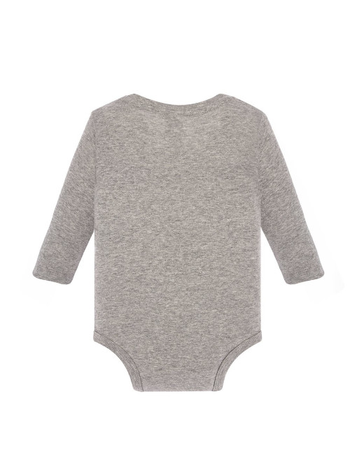 JHK Koszulka dziecięca TSRB BABY BODY LS GM - Grey Melange