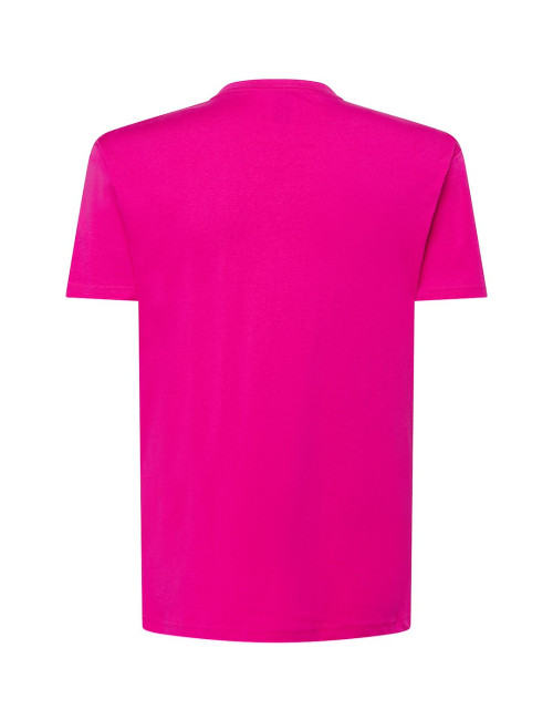JHK Herren-T-Shirt TSUA PICO URBAN V-Ausschnitt FU - Fuchsia