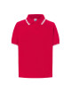 JHK Kinder-Poloshirts PKID 210 RDWH - Rot/Weiß