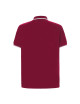 JHK Koszulki polo Dziecięce PKID 210  BU/WH - Burgundy/White