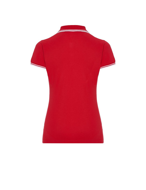 JHK Koszulki polo Damskie POPL 200 RDWH - Red/White