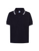 JHK Koszulki polo Dziecięce PKID 210  NYWH - Navy/White