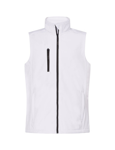 JKH Kurtki  SOFTSHELL VEST WH White