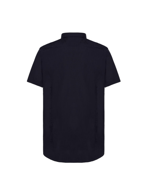 JHK Herrenhemd SHA POP SS NY – Marineblau