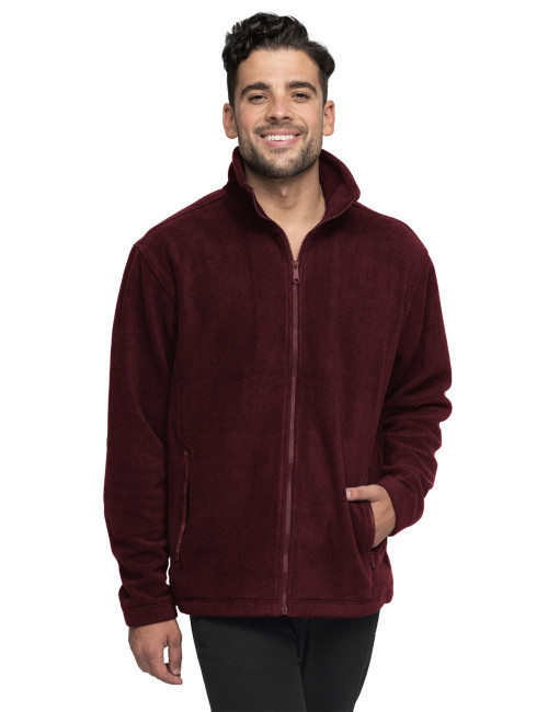 Bluza polar Męska Double czerwone wino Promostars