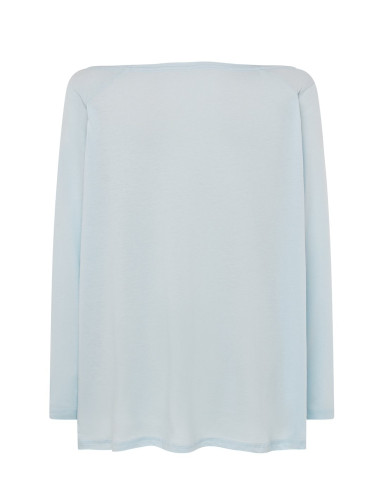 JHK Women's T-shirt TSUL MLDV MALADIVAS SKN - Sky Blue Neon