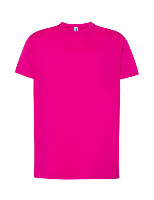 JHK Herren-T-Shirt TSRA 190 PREMIUM FU - Fuchsia