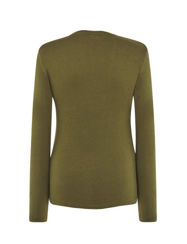 JHK Women's T-shirt JHK TSRL CMF LS KH - Khaki