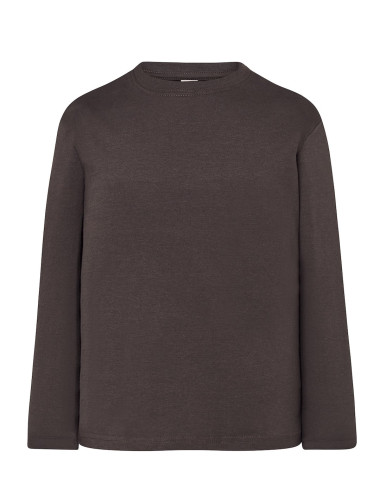 JHK TSRK 150 LS Kinder-T-Shirt GF - Graphit