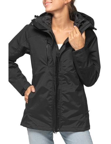 Ladies' compact 3in1 black Promostars