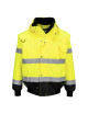 Kontrastowa kurtka ostrzegawcza Bomber 3 w 1 Żółto/Czarny Portwest
