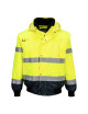Kontrastowa kurtka ostrzegawcza Bomber 3 w 1 Żółto/Granatowy Portwest