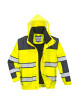 Portwest Hi-Vis 3-in-1 Winter Bomber Jacket Yellow/Navy