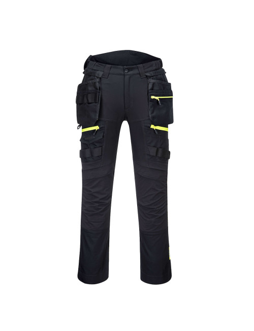 Portwest Black DX4 Holster Pocket Trousers