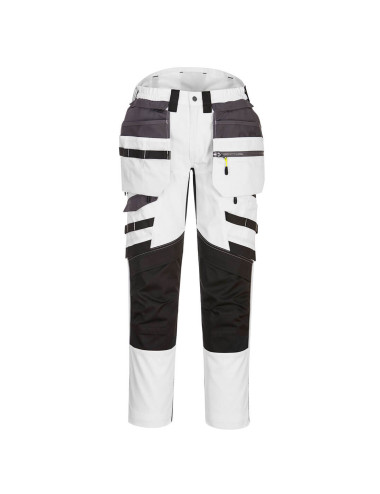 Portwest DX4 Holster Pocket Trousers White/Grey