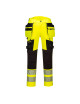 Portwest DX4 Hi-Vis Trousers with Detachable Holster Pockets Yellow/Black