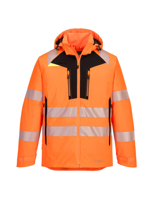 Portwest DX4 Hi-Vis Winter Jacket Orange/Black