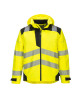 Portwest PW3 Extreme Hi-Vis Rain Jacket Yellow/Black