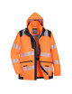 Portwest PW3 5-in-1 Hi-Vis Jacket Orange/Black