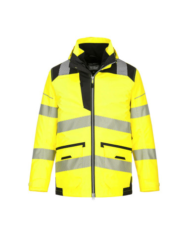 Portwest PW3 5-in-1 Hi-Vis Jacket Yellow/Black