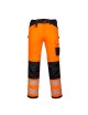 Portwest Women's PW3 Stretch Hi-Vis Trousers Orange/Black