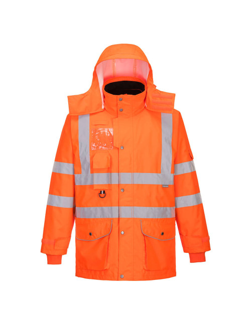 Portwest Orange Breathable Hi-Vis Street Jacket