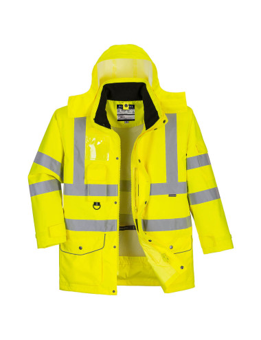 Portwest 7-in-1 Traffic Jacket Yellow