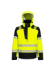 Portwest PW3 (3L) Hi-Vis Overhead Rain Jacket Yellow/Black