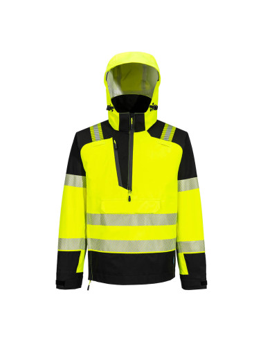 Portwest PW3 (3L) Hi-Vis Overhead Rain Jacket Yellow/Black