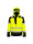 Portwest PW3 (3L) Hi-Vis Overhead Rain Jacket Yellow/Black