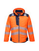 Portwest PW3 Hi-Vis Winter Jacket Orange/Navy