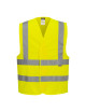 8.10 Portwest High Visibility Vest with Vertical and Horizontal Tapes