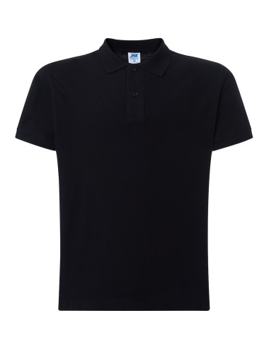 JHK POLO PORA 210 WK BK Herren-Poloshirt - Schwarz