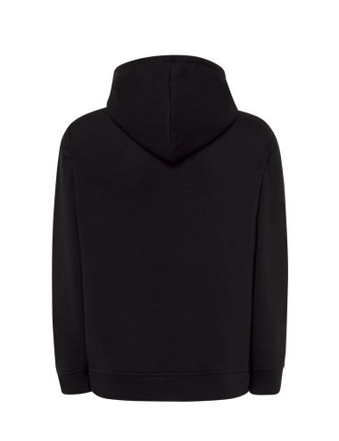 JHK Bluza dresowa męska KANGAROO 320 SWEATSHIRT BK - Black