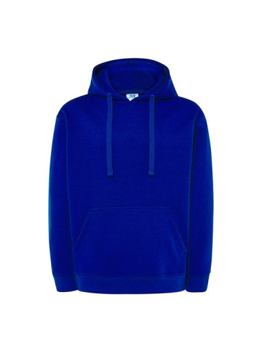 JHK Bluza dresowa męska KANGAROO 320 SWEATSHIRT RB - Royal Blue