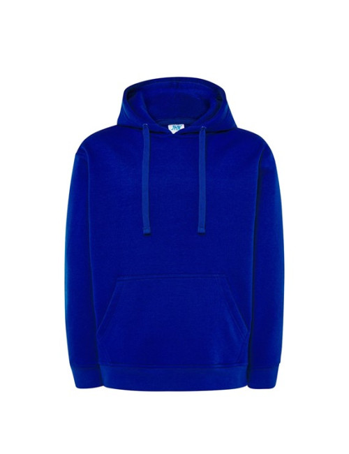 JHK Bluza dresowa męska KANGAROO 320 SWEATSHIRT RB - Royal Blue