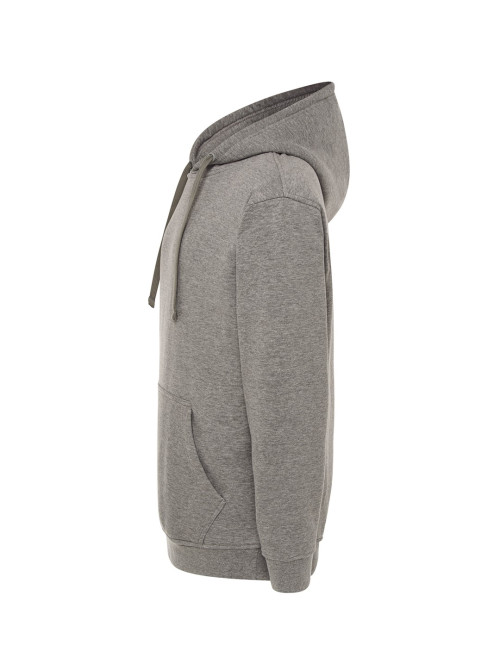 JHK Bluza dresowa męska KANGAROO 320 SWEATSHIRT GM - Grey Melange
