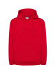 JHK Bluza dresowa męska KANGAROO 320 SWEATSHIRT RD - Red