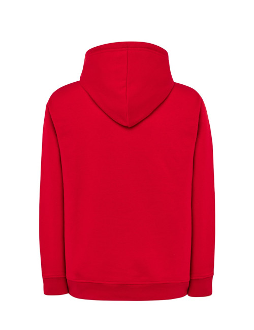 JHK Bluza dresowa męska KANGAROO 320 SWEATSHIRT RD - Red