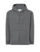 JHK Bluza dresowa męska SWUA HOOD SWEATSHIRT DGM - Dark Gray Melange