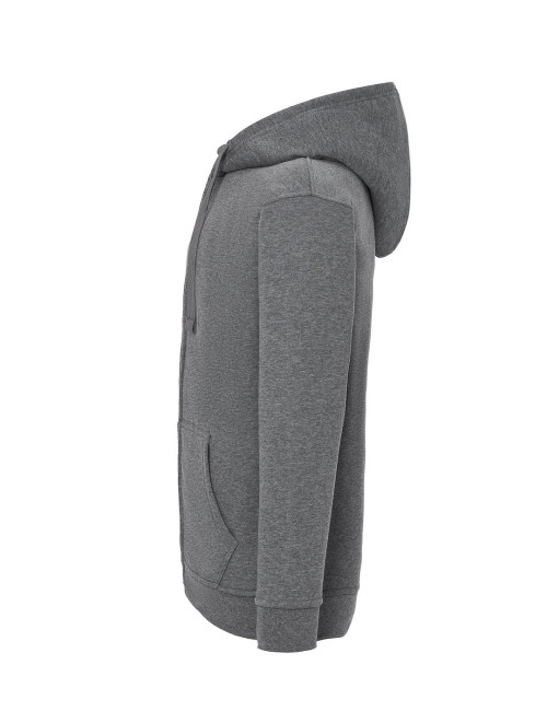 JHK Bluza dresowa męska SWUA HOOD SWEATSHIRT DGM - Dark Gray Melange