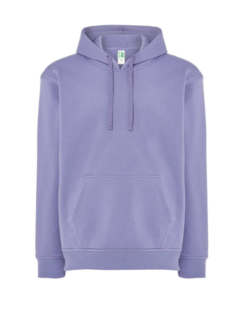 JHK Bluza dresowa męska SWRA KNG KANGAROO VI - Violet